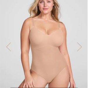 NWT Honeylove cami bodysuit size 1X color Sand